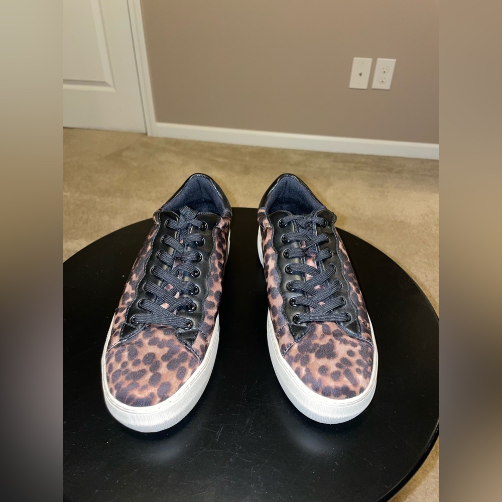 Vince Camuto Leopard Print Sneakers